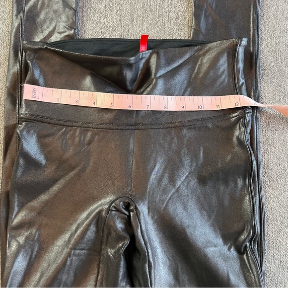 Spanx | Faux Leather Leggings, Size Medium Petite - Picture 6 of 8
